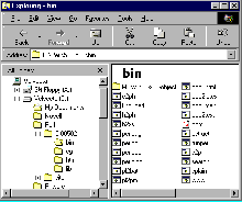Figure 2: Contents of Perl's bin directory