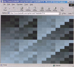 Sierpinski fractals in 504 bytes.